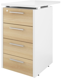 Тумба приставная (4 ящика с змамком) ДБ38 (ДБ13_1+ДБ13_2+ДБ15)