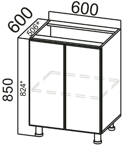 Стол-рабочий С600 Вектор