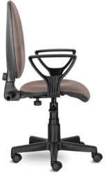 Кресло BRABIX "Prestige Ergo MG-311", регулируемая эргономичная спинка, ткань, бежевое, 531873