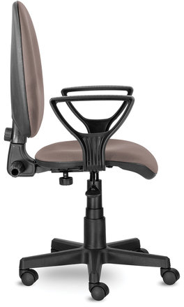 Кресло BRABIX "Prestige Ergo MG-311", регулируемая эргономичная спинка, ткань, бежевое, 531873