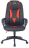 Кресло компьютерное ZOMBIE 8, 2 подушки, экокожа, черное/красное, 1583068