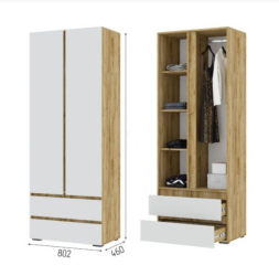 Шкаф 2х створчатый ШК 01 Хелен