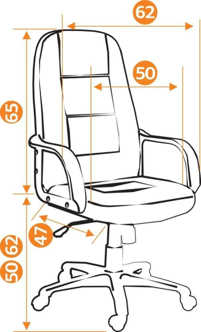 Кресло СН747 ткань, черный, 2603