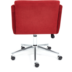 Кресло MILAN хром флок , бордо, 10