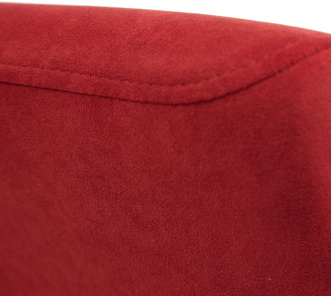 Кресло MILAN хром флок , бордо, 10