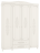 Шкаф четырехстворчатый Ассоль АС-28 белое дерево
