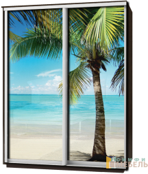 Шкаф-купе 2х дв ПРОМО Фотопечать Пляж