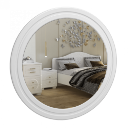 Зеркало «Монблан» МБ-42 белое дерево