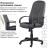 Кресло офисное BRABIX "Classic EX-685", ткань С, серое, 532023