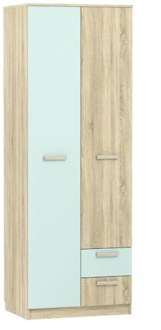 Шкаф для одежды с ящиками Акварель НМ 014.07 М