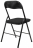 Стул складной BRABIX &quot;Golf CF-007&quot;, чёрный каркас, чёрная ткань, 532892