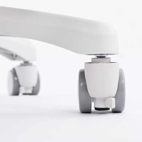 Кресло детское с подставкой для ног BRABIX KIDS MG-215, сетка/ткань TW, голубое, 533312