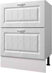 Стол рабочий 600 мм с двумя ящиками B-BOX (Метабоксы) Принцесса