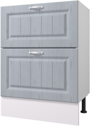 Стол рабочий 600 мм с двумя ящиками B-BOX (Метабоксы) Принцесса