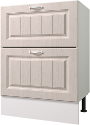 Стол рабочий 600 мм с двумя ящиками B-BOX (Метабоксы) Принцесса