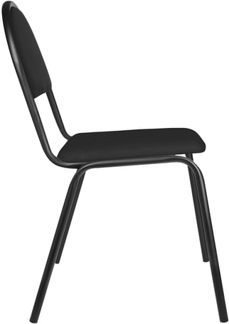 Стул для посетителей &quot;Серна&quot;, черный каркас, ткань черная, СМ 7/22 Т-11