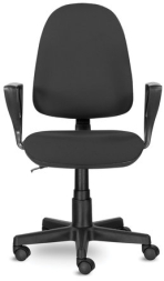 Кресло BRABIX "Prestige Ergo MG-311", регулируемая эргономичная спинка, ткань, серое, 531874