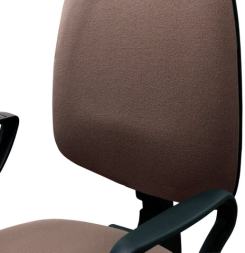 Кресло BRABIX "Prestige Ergo MG-311", регулируемая эргономичная спинка, ткань, серое, 531874