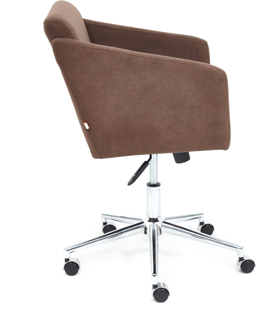 Кресло MILAN хром флок , коричневый, 6