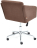 Кресло MILAN хром флок , коричневый, 6