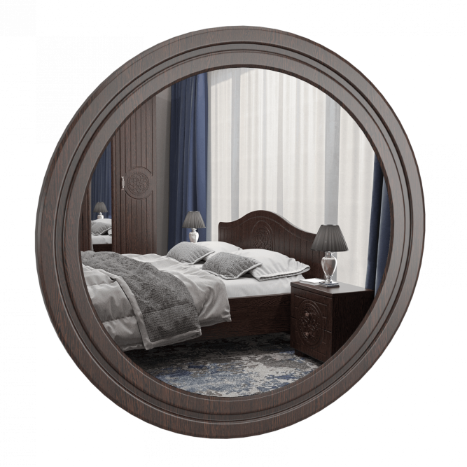 Зеркало «Монблан» МБ-42 орех шоколадный