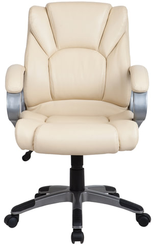 Кресло офисное BRABIX "Eldorado EX-504", экокожа, бежевое, 531167