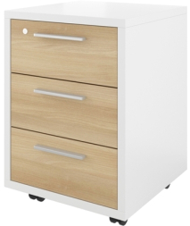 Тумба выкатная (3 ящика с замком) ДБ17 (ДБ17_1+ДБ17_2)