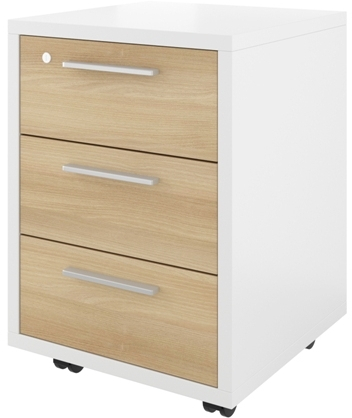 Тумба выкатная (3 ящика с замком) ДБ17 (ДБ17_1+ДБ17_2)