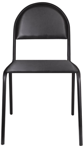 Стул для посетителей &quot;Серна&quot;, черный каркас, кожзаменитель черный, СМ 7/22 К-01