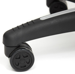 Кресло BAZUKA кож/зам, серый/коричневый, 2TONE/2TONE перф/2TONE