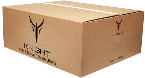 Кресло компьютерное Knight EXPLORE, 2 подушки, экокожа премиум, черное, 1628885