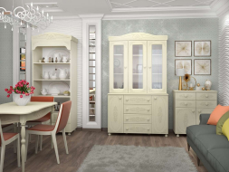 Гарнитур для гостиной Ассоль комплект 10