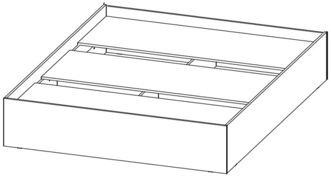 Кровать двойная универсальная Милан