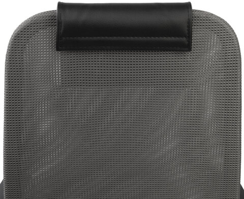 Кресло офисное BRABIX PREMIUM "Ultimate EX-800" хром, плотная двойная сетка Х2, черное/серое, 532912