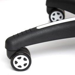 Кресло BAZUKA кож/зам, серый/белый , 2TONE/2TONE перф/36-01