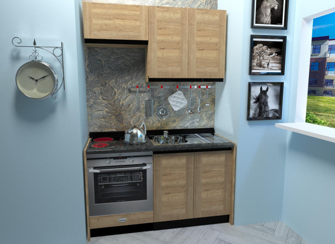 Кухня Сити модульная