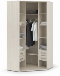 Шкаф угловой 2-х ств Симба