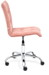 Кресло ZERO флок , розовый, 137