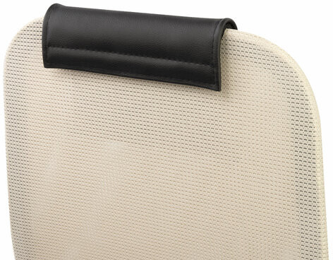 Кресло офисное BRABIX PREMIUM "Ultimate EX-800" хром, плотная двойная сетка Х2, черное/бежевое, 532913