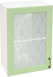 Шкаф верхний со стеклом с 1 створкой Кухня Ницца ШВС 500