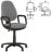 Кресло "Comfort GTP" с подлокотниками, серое ZT-13