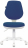 Кресло BRABIX "Fancy MG-201W", без подлокотников, пластик белый, синее, 532413, MG-201W_532413