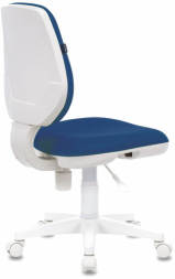 Кресло BRABIX &quot;Fancy MG-201W&quot;, без подлокотников, пластик белый, синее, 532413, MG-201W_532413