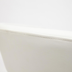 Кресло VIMTA натуральный, кож/зам белый