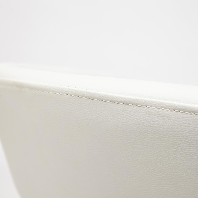 Кресло VIMTA натуральный, кож/зам белый