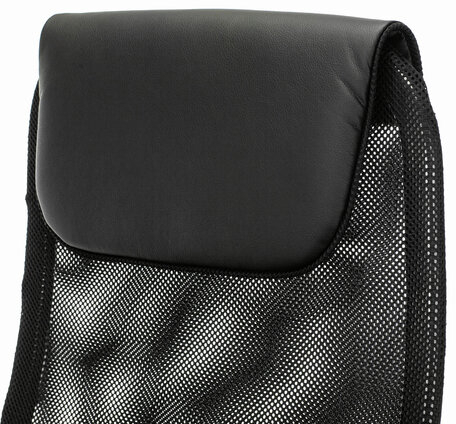 Кресло офисное BRABIX PREMIUM "Stalker EX-608 CH", хром, ткань-сетка/кожзам, черное, 532091