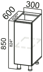 Стол-рабочий С300 Модерн