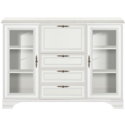 Комод-бар KOM2W3S1B (Кентаки белый)