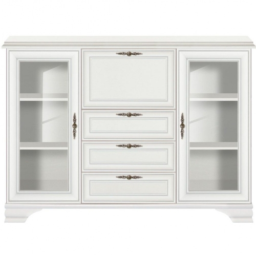 Комод-бар KOM2W3S1B (Кентаки белый)