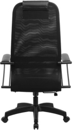 Кресло офисное BRABIX PREMIUM "Ultimate EX-800" пластик, плотная двойная сетка Х2, черное, 532914